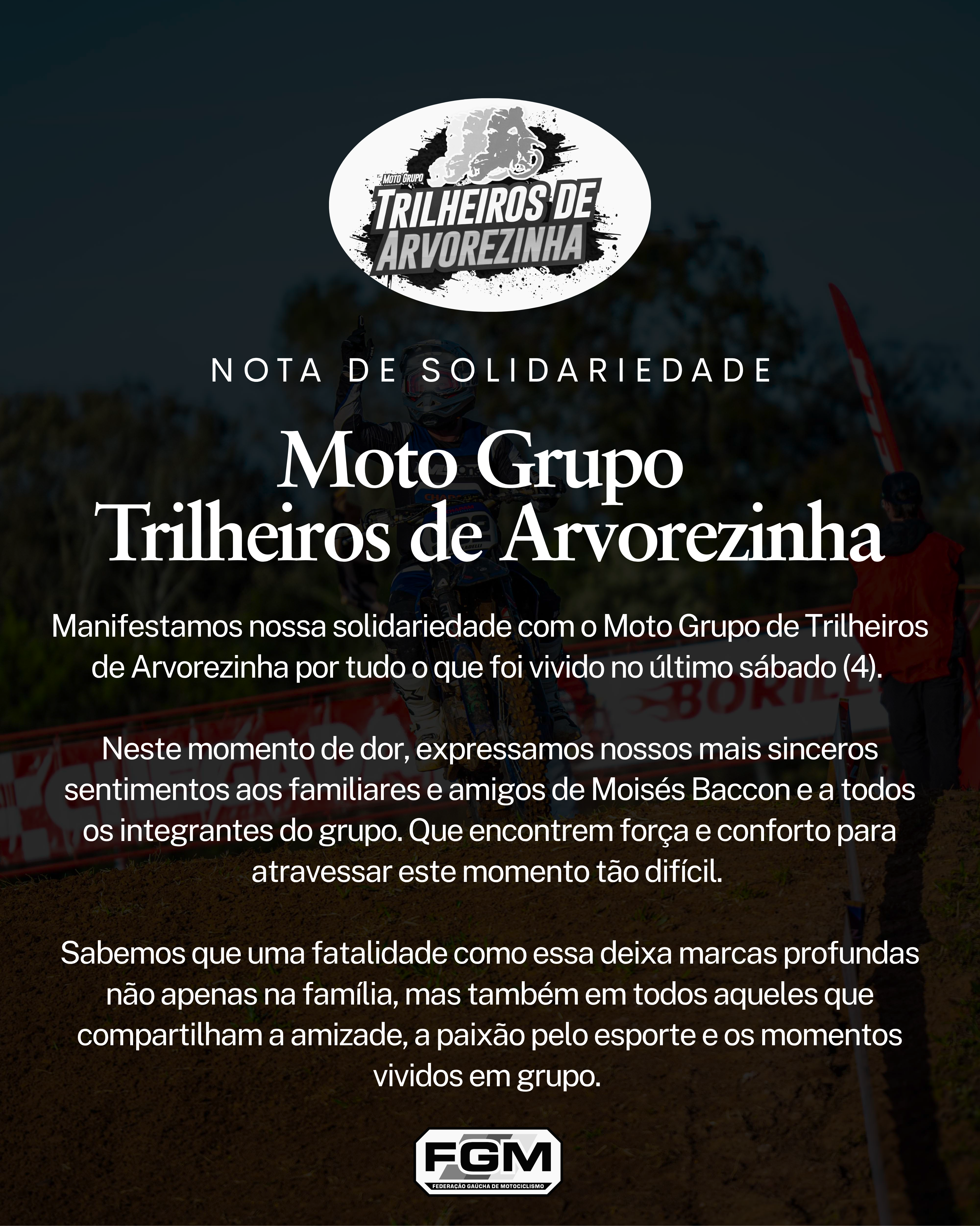 Imagem Nota de Solidariedade