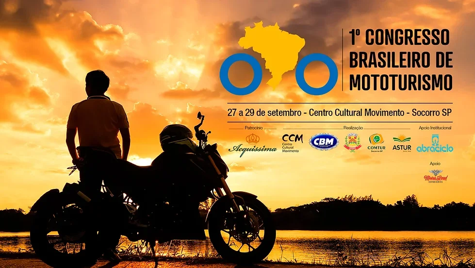 Imagem 27 a 29/09/24 - 1o Congresso Brasileiro de Mototurismo