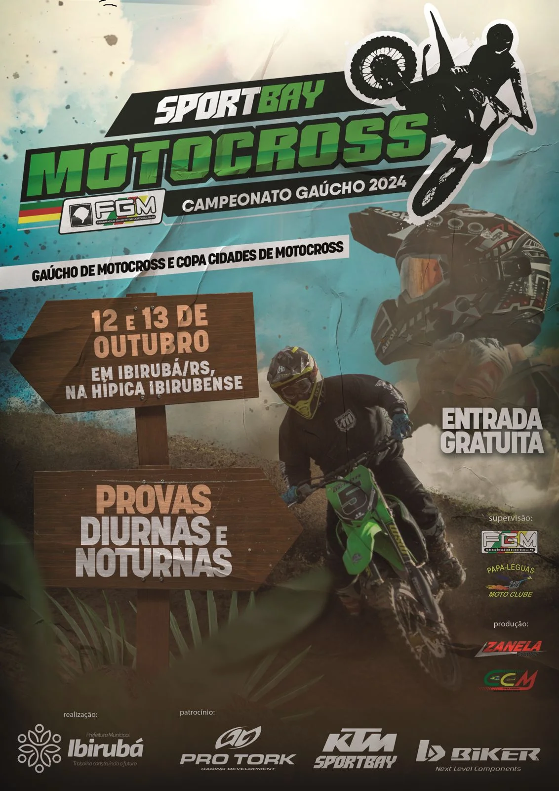 Imagem 6ª e 7ª Etapas do Campeonato Gaúcho Sportbay de Motocross e Copa Cidades de Motocross Neste Final de Semana em Ibirubá