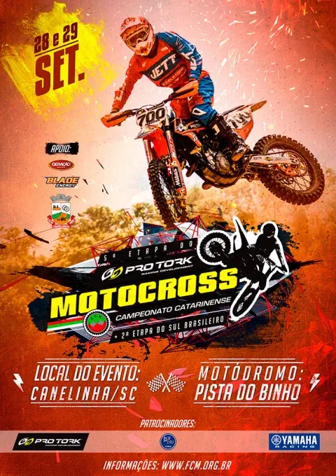 Imagem Programação da segunda etapa do Sul Brasileiro de Motocross é divulgada.