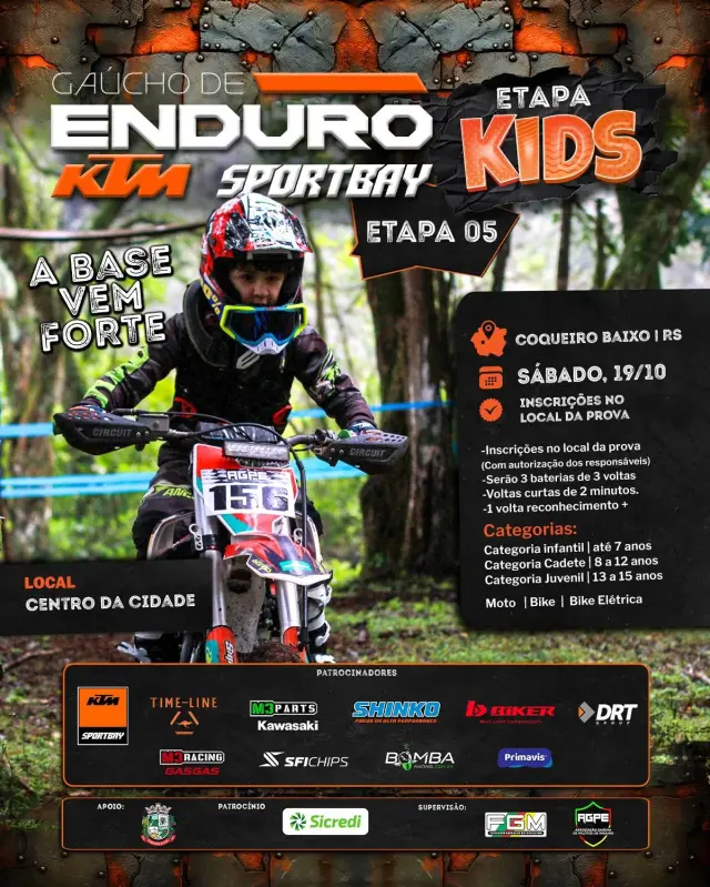 Imagem 5ª Etapa do Gaúcho de Enduro Acontece Neste Sábado em Coqueiro Baixo/RS