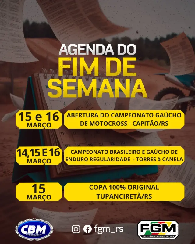 Imagem Prepare-se para um grande fim de semana! Confira a agenda: