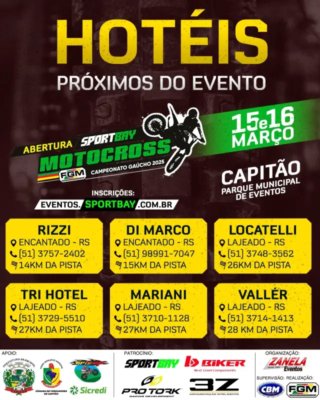 Imagem Abertura do RSMX: Confira a lista de hotéis