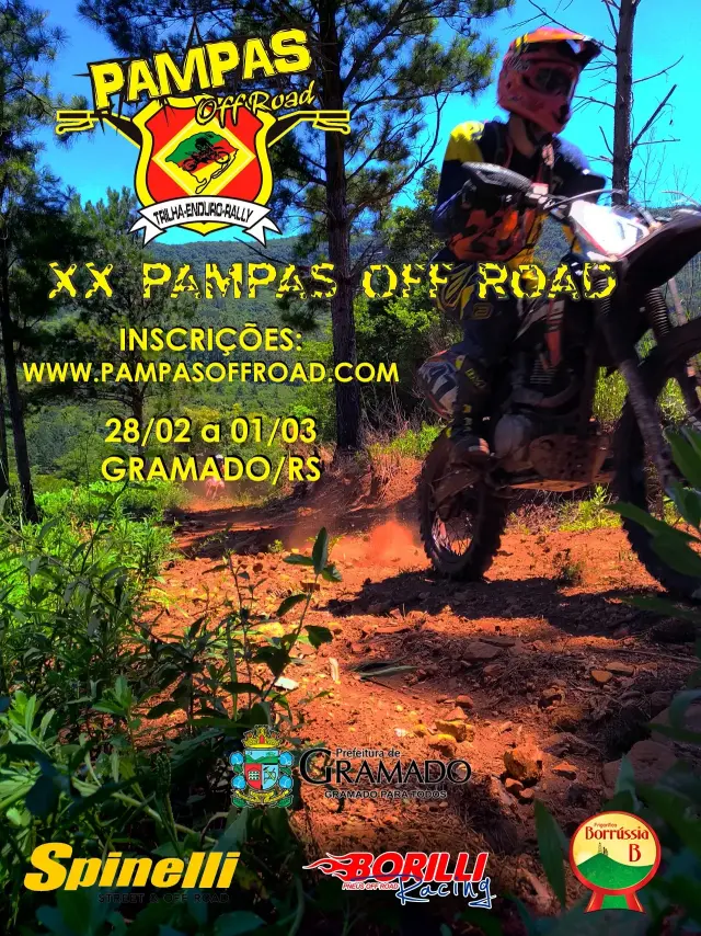 Imagem Gramado recebe a abertura do Borilli Racing Gaúcho de Enduro de Regularidade neste fim de semana