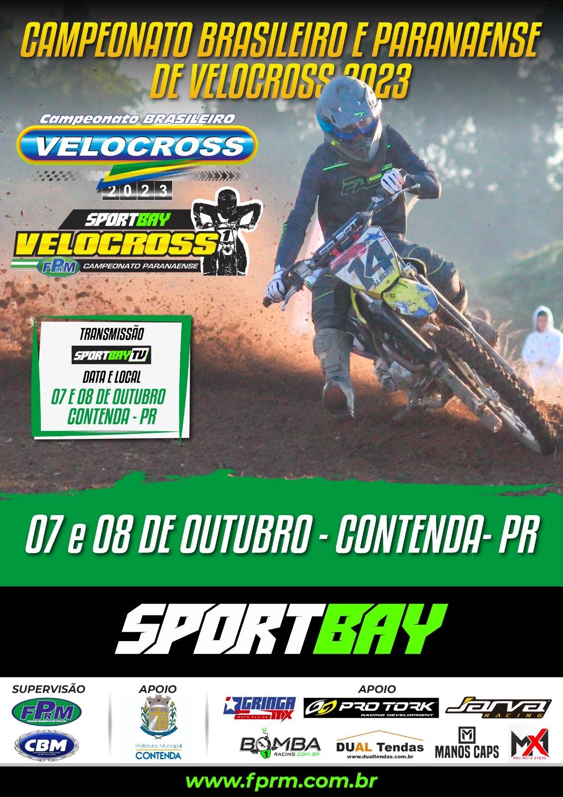 Corrida de Motos 2 Tempos vai esquentar o Catarinense de Motocross