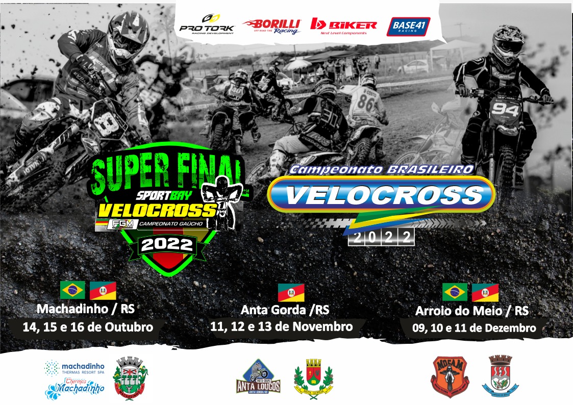 Inscrições abertas para a 3ª etapa do Campeonato Brasileiro de Motocross  2021 - Show Radical